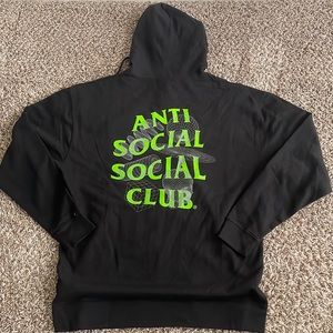 Anti Social Social Club Hoodie XL Color Black